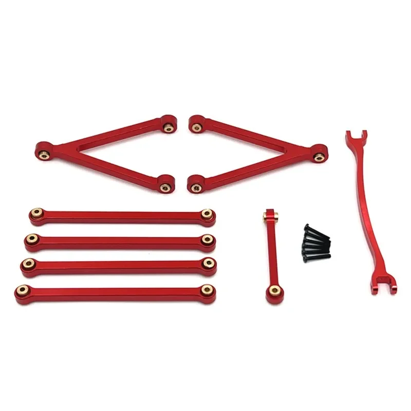 

FOR FMS FCX24M Camel Cup Metal Chassis Links Pull Rods and Steering Rods Set 1/24 RC Crawler Car Upgrade Parts Accessories