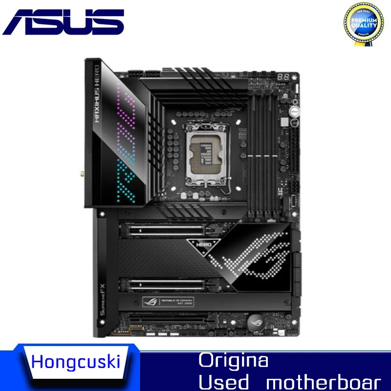 Used Z690A For Asus ROG MAXIMUS Z690 HERO DDR5 Original Desktop For Intel Z690 Motherboard LGA 1700 Support 12900KF 12700K