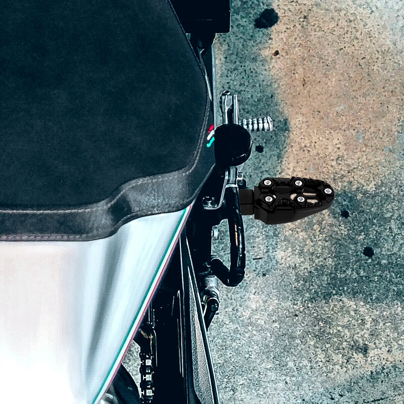 

2pcs Aluminum Alloy Foot Pegs Universal Motorcycle Footpegs For Dirt Pit Bike Mini Bike Off Road Motorcycles Motorcycle Parts