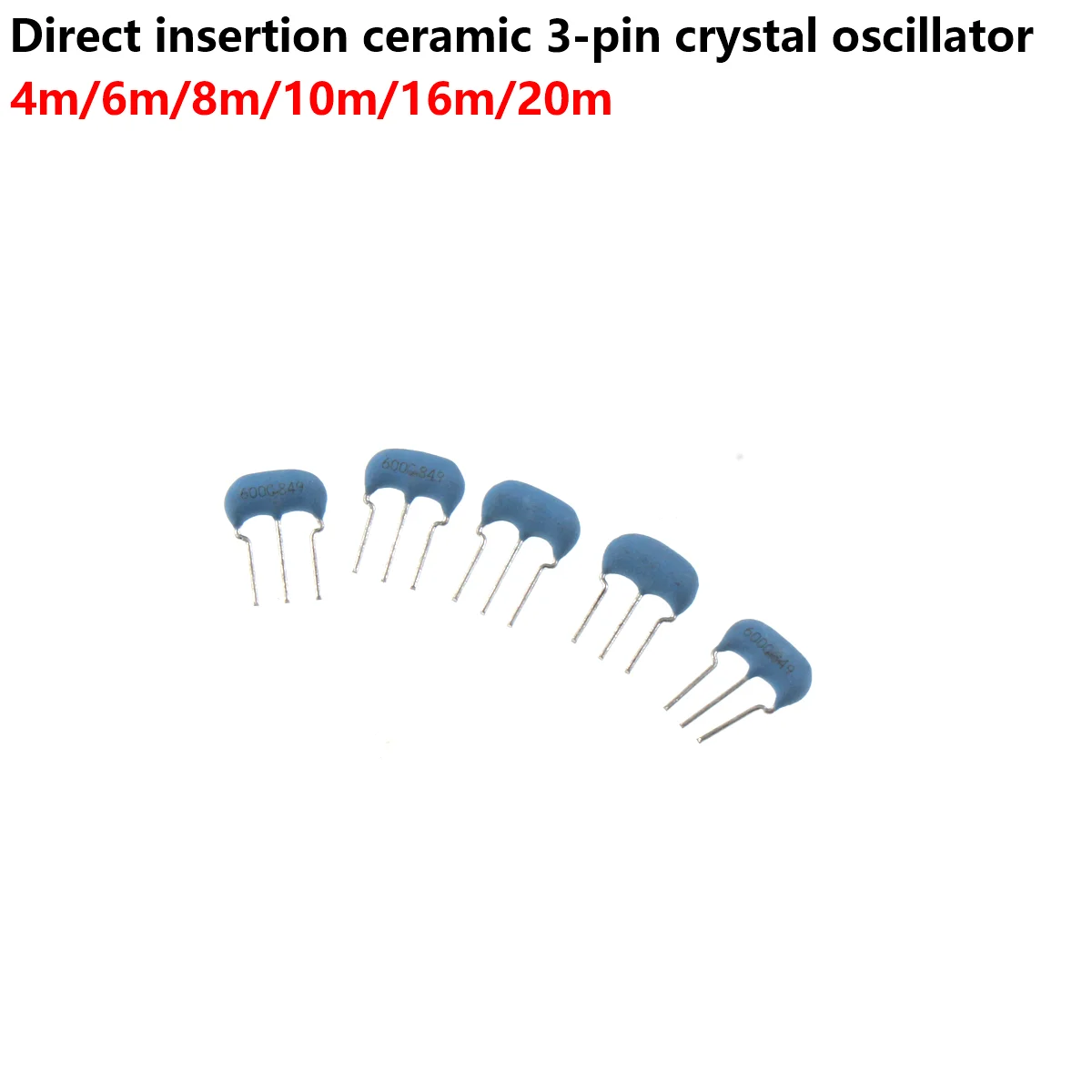 Crystal oscillator CSTLS8M00G53-B0 4M 6M 8M 10M 16M 20MHZ DIP-3 direct insertion ceramic 3-pin