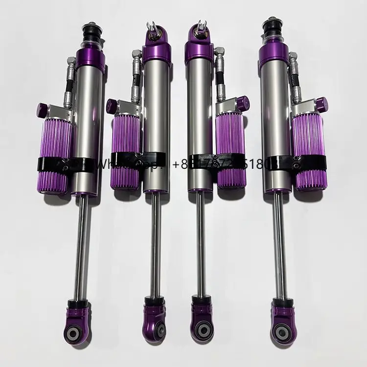 

JK Purple 3 Inches 2.25 Inch Diameter Two-Way Adjustable Compression Rebound Shock Absorbers 12 Segment Compress 6 Segment