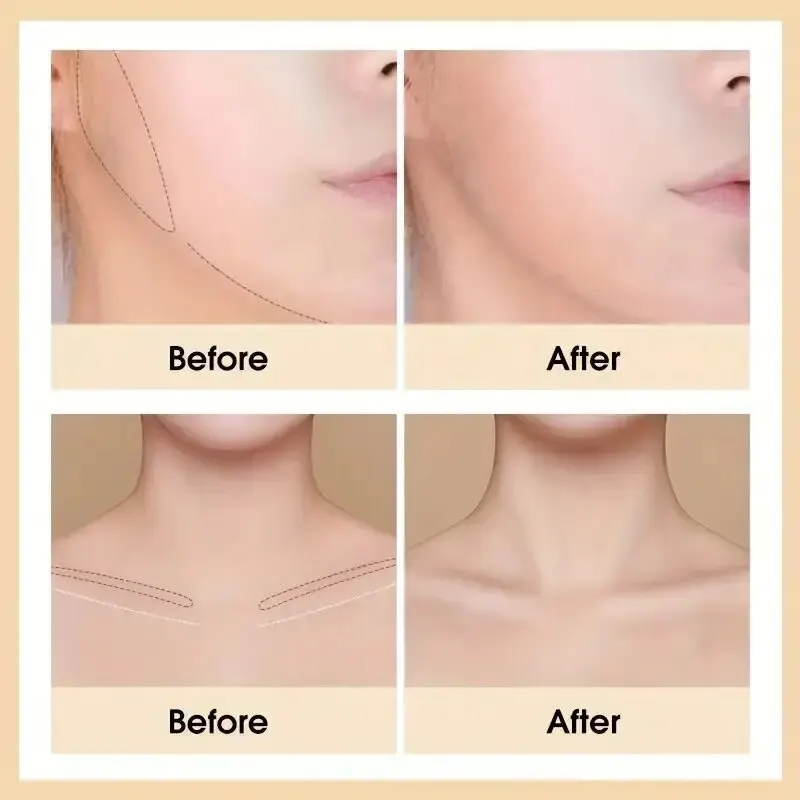 Natural Double-head Contouring Stick Matte Nose and Side Shadow Highlighting Pen for Dual Purpose Brightening and Contouring