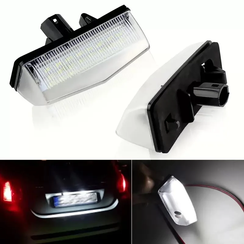 

12V LED Number Plate Lamp for Lexus LS430 HS250H (2009-Present) Toyota Sienta 2003-Present White License Plate Light Assemby