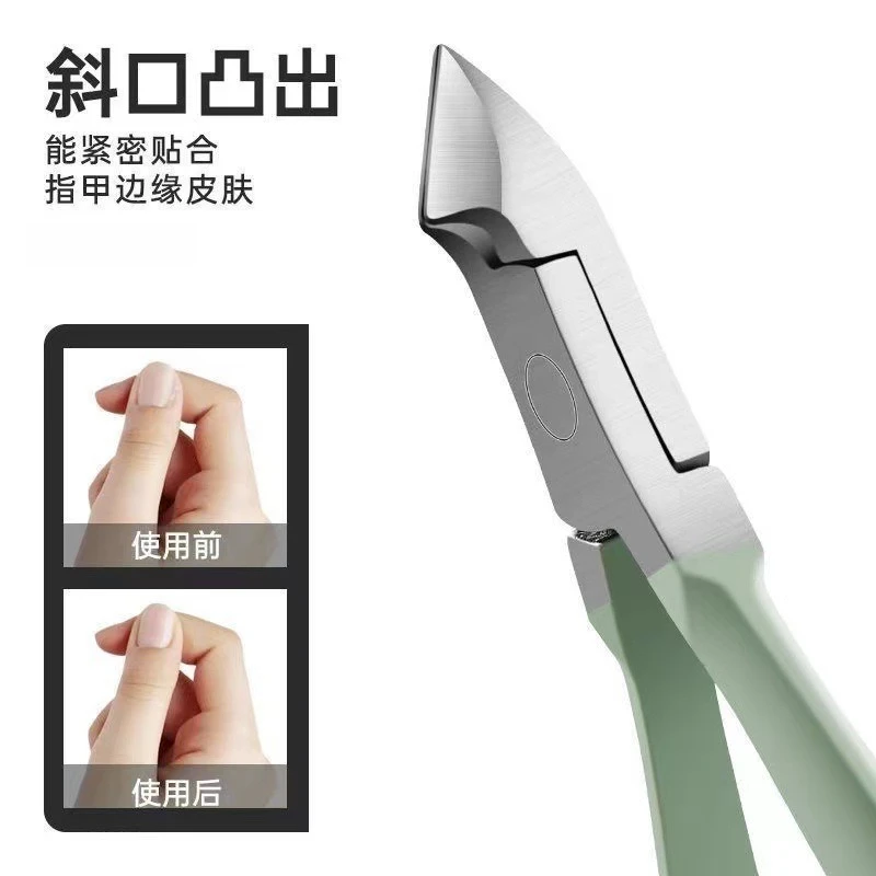 7 Uds. Juego de cortaúñas con cuchara para oreja, cortaúñas, caja cortaúñas, cortaúñas, herramienta de recorte de pies, juego de belleza