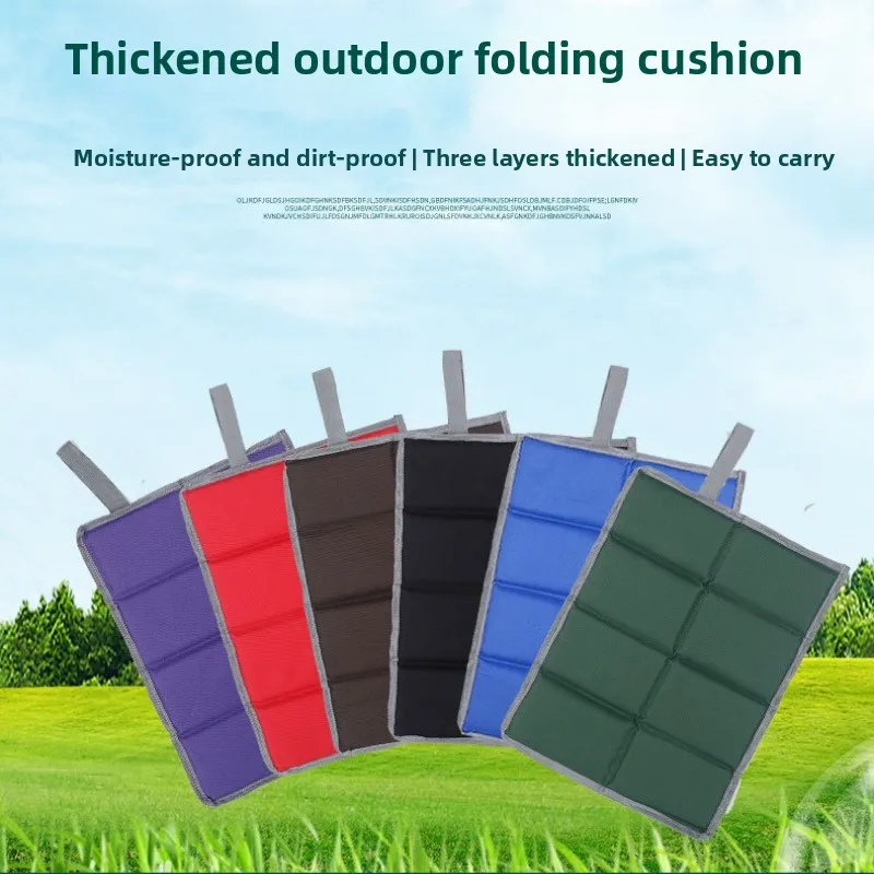 

Outdoor Camping Mat Cushion Folding Sitting Mat Waterproof Hiking Seat Pad for Picnic, Backpacking, Travel Durable