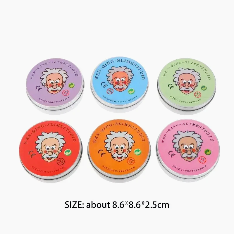2026 Colorful Liquid Glass Crystal Mud Slime Non-Stick Stress Relief Decompression Toy for Adults Sensory Fidget Birthday Gift