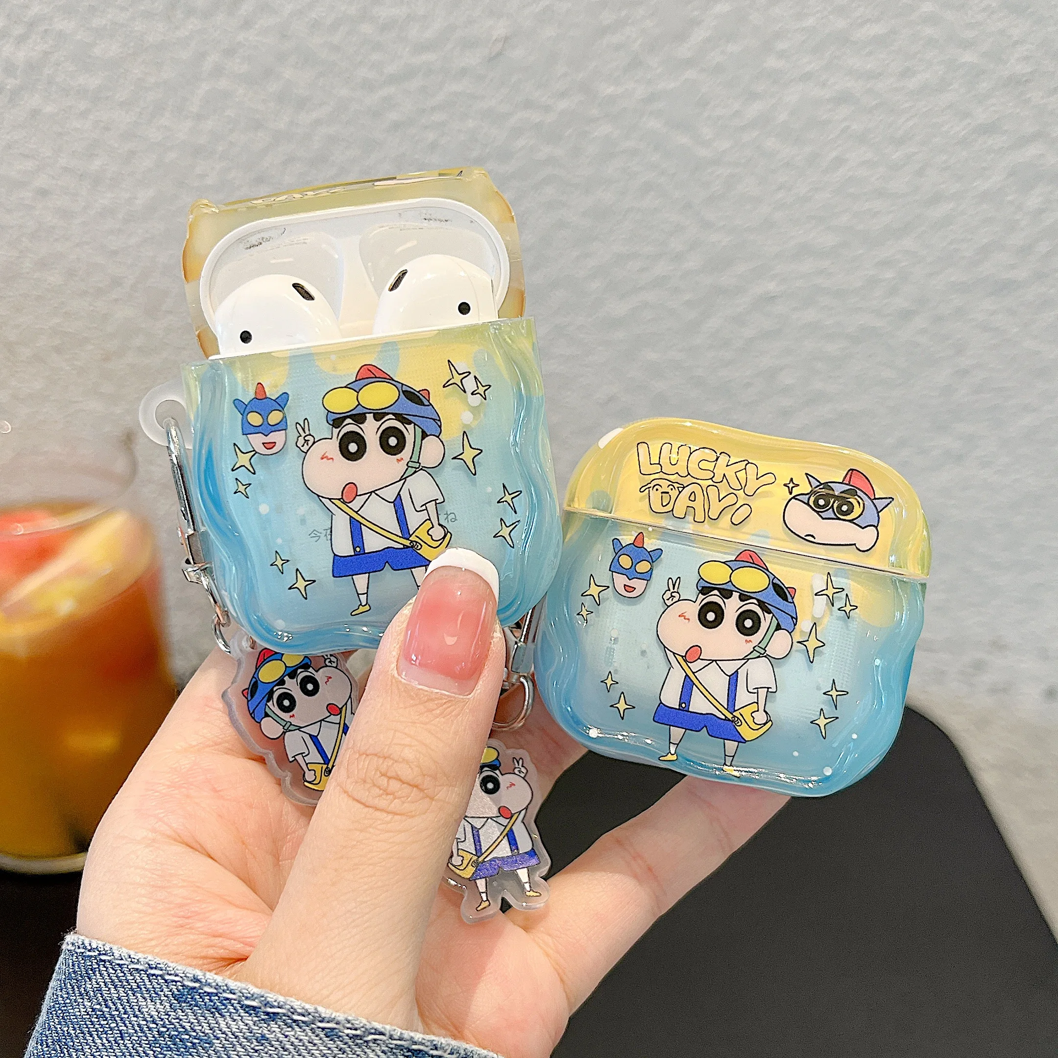 

Cute Cartoon Animation Wireless Headset Protective Cover for AirPods 1 2 3 Pro AirPods 4 and Pro2 Convenient To Carry
