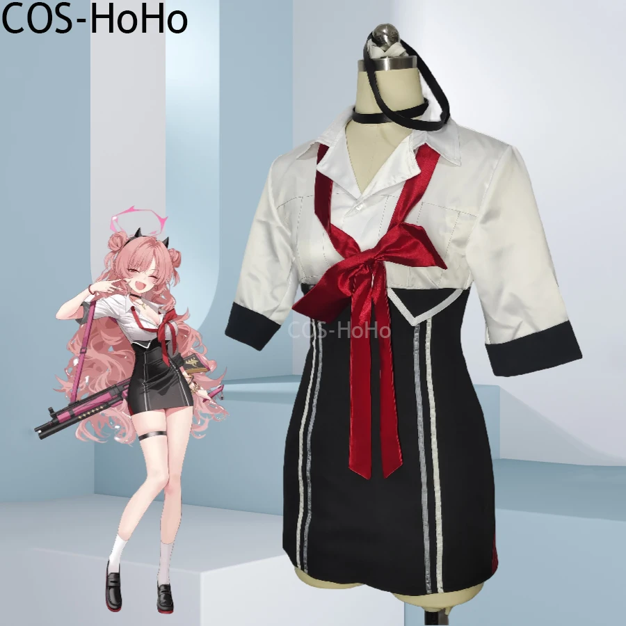 

COS-HoHo Blue Archive Kirara Game Suit Sweet Lovely Uniform Cosplay Costume Halloween Party Role Play Outfit Women Any Size