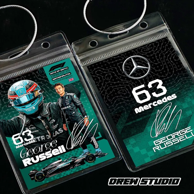 Fan DIY F1 Racing Max Verstappen Russell Leclerc Hamilton Themed Card Decoration Motorsport Memorabilia For Global F1 Lovers view 4