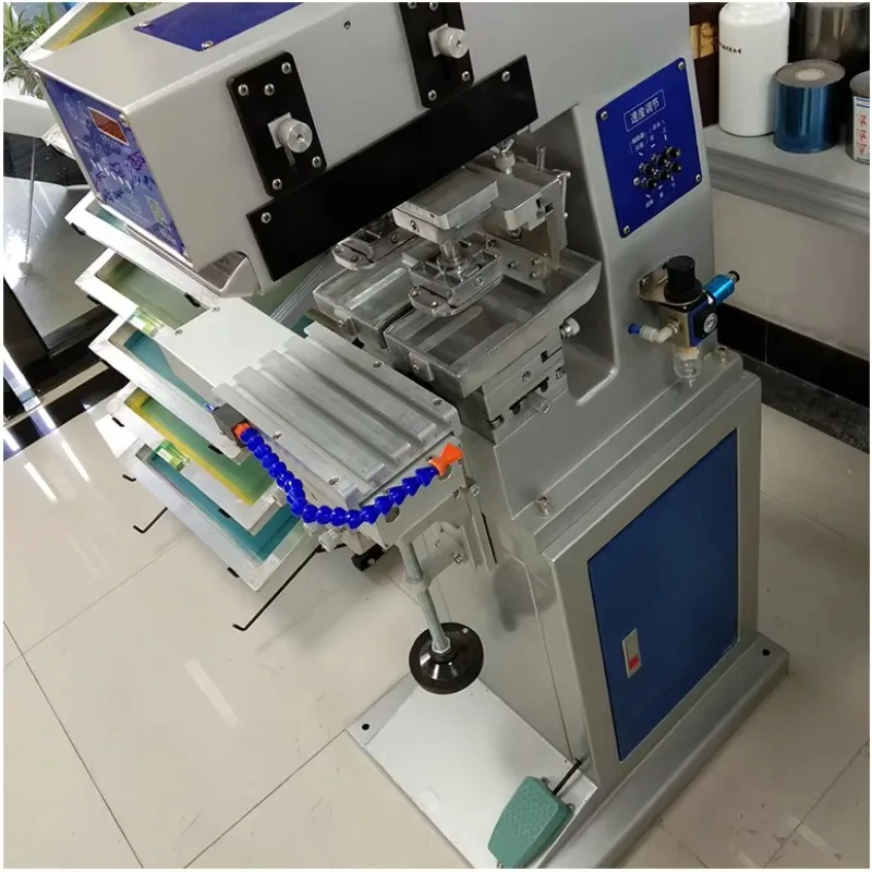 Automatic 2 Color Tampografia Pad Printing Machines for Ceramic Spoon Bowl