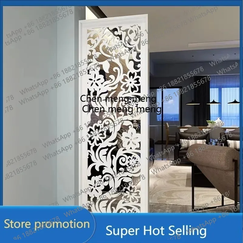 Nordic screen partition wall living room bedroom modern simple fashion activity mobile folding screen double-sided office