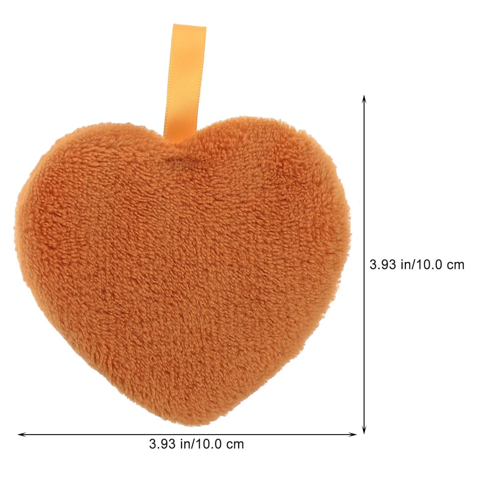 4Pcs Makeup Puff Heart-Shaped Breathable Essential for Loose Powder Foundation Cream Reusable Comfortable Cotton