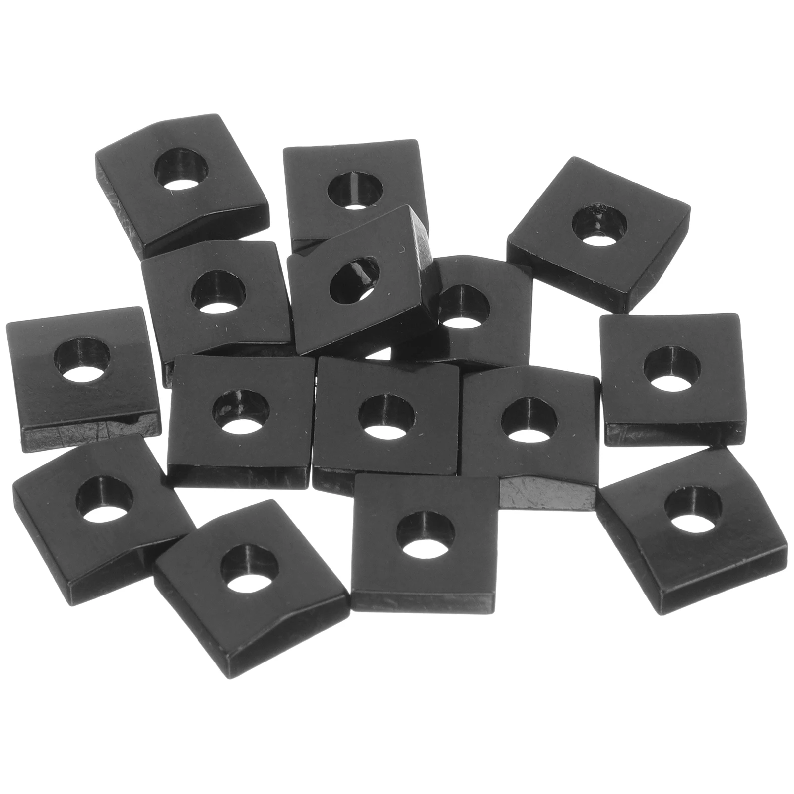 

15pcs Electric Locking Nut Clamps Metal Repair Parts For Tremolo Bridge Replacement Accessories Metal Saddle Clamp Blocks String