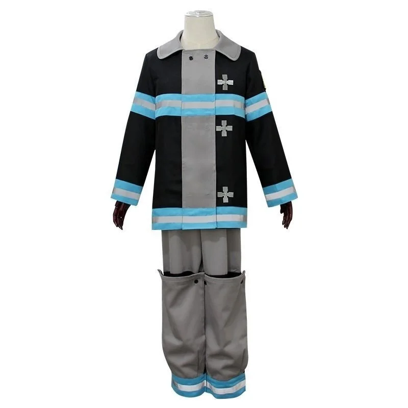 Yan Fire Brigade Cos Anime Same Performance Clothing Fire Suit Men's 8th Team Sen Luo Ji Lower Cosplay