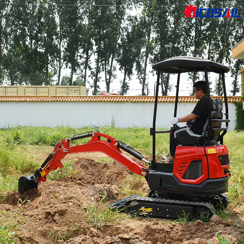 

Мини-экскаватор Nicosail EPA Euro5, 1,8 тонны, небольшой гидравлический экскаватор, горячий продукт с ковшом для продажи, экскаватор гусеничного типа