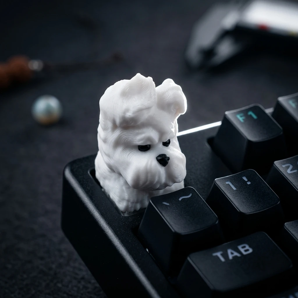 Scribbly Puppy Personality Mechanical keyboard keycaps Custom Keycaps Cross Axis PC Gaming Keyboard Peripherals Collection Gift