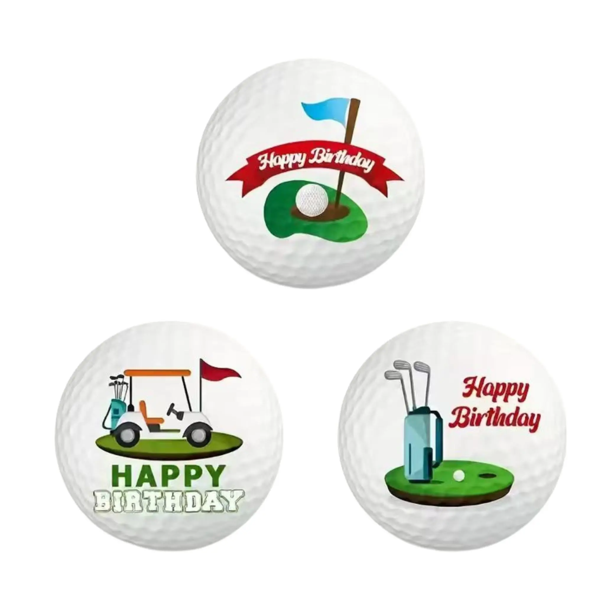 3pcs Golf Balls with Beautiful Eye Design Perfect Gift for Golfers and Anyone Who Loves Golf Collectibles Ideal for Halloween