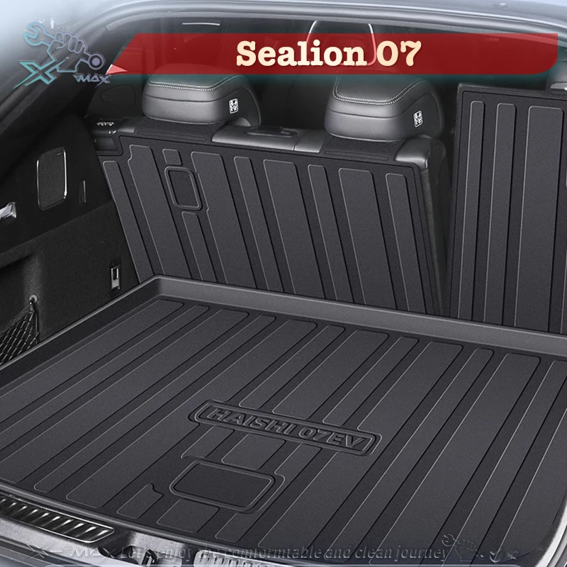 

Для BYD Sealion 07 EV DM-i 2025 TPE индивидуальный коврик в багажник автомобиля всесезонный коврик в багажник 3D-образный лазерный измерительный вкладыш в багажник