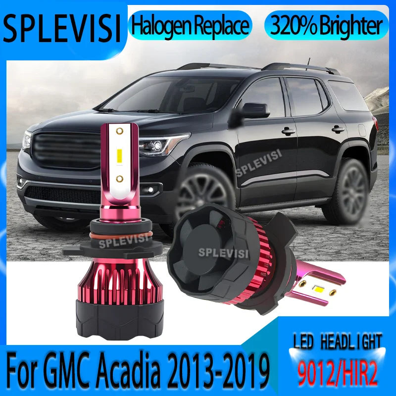 Faro LED que elimina el tiempo de calentamiento requerido mediante halógeno convencional PARA GMC Acadia 2013 2014 2015 2016 2017 2018 2019