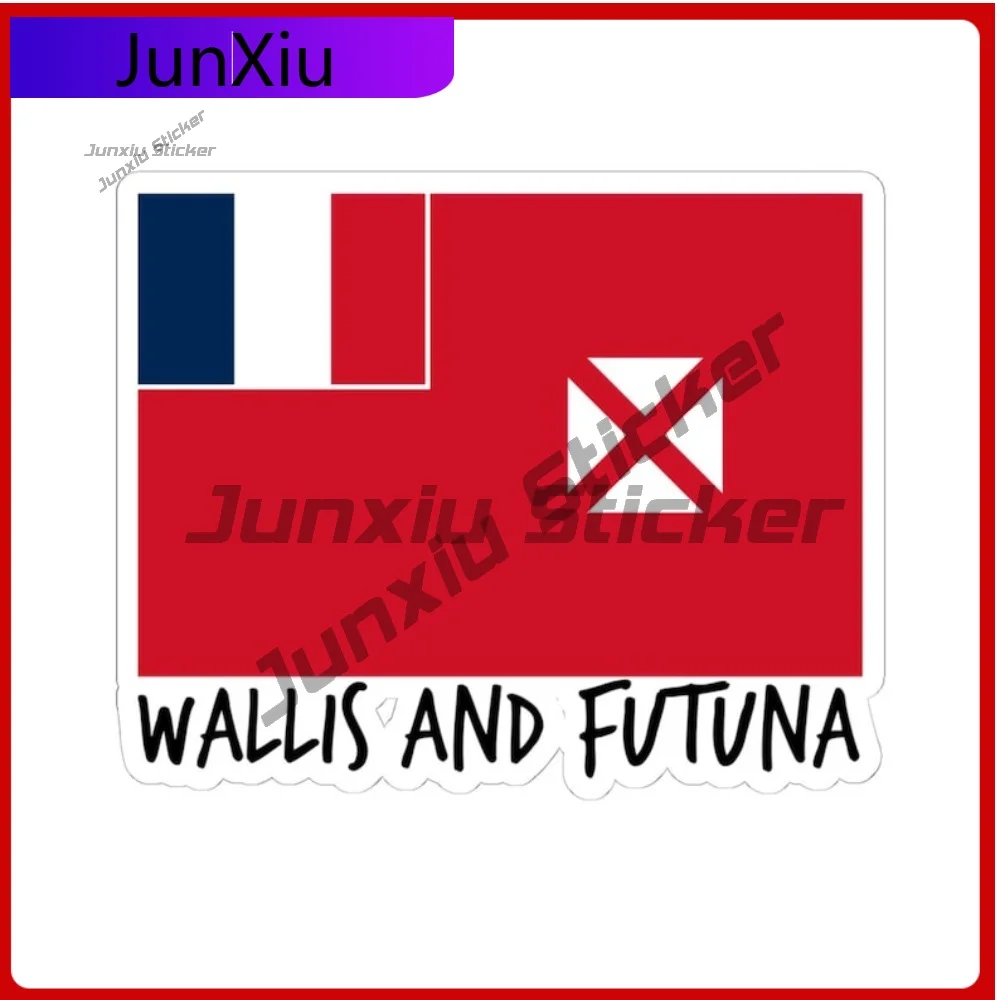 

Wallis And Fatuna Flag Stickers Anti Scratch Exterior Decor Vinyl Decal For Laptop Water Bottle Windshield Bumper Truck Electric