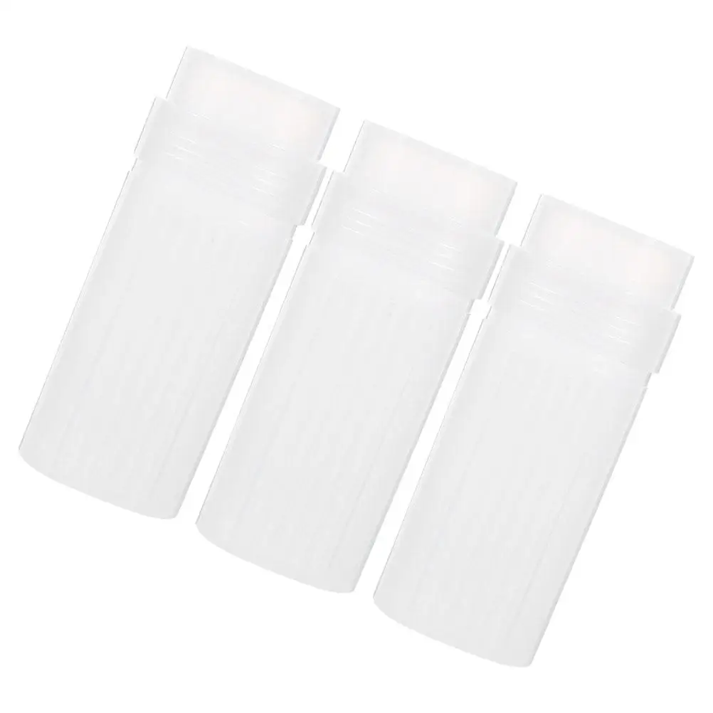 3pcs Staining Jar for Microscope Slide Equipment Transparent Holder Chemistry Sample Jars Plastic Efficient