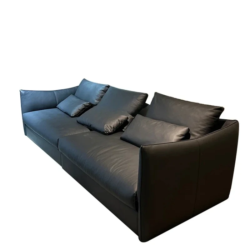 

Straight Row Sofa Italian Minimalist Home Large and Small Apartment Type Combination Design