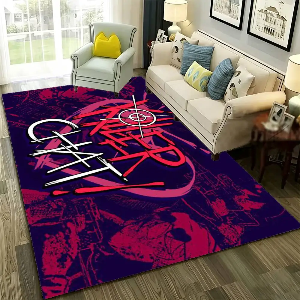 Game K-Killer C-Chat Ronin Floor Mat Bathroom Absorbent Mat Rugs Simple Door Dirt-resistant Mat Home Kitchen Mat