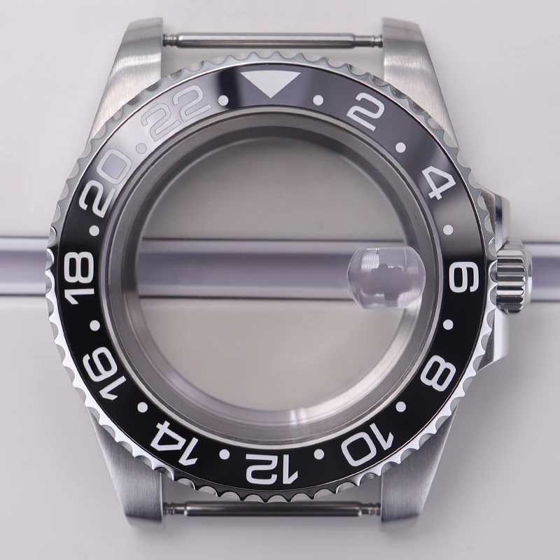 40mm 200m Wasserdichtes Taucheruhrengehäuse mit Saphirglas für Submariner GMT NH35 NH36 NH34 Miyota 8215 ETA2824 Uhrwerk, Hochwertig – Detail 2