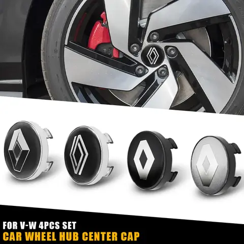 4PC 60mm 자동차 휠 센터 허브 캡 자동 림 커버 엠블럼 배지 Renault Megane 2 3 Clio Duster Kaptur Captur Logan 액세서리
