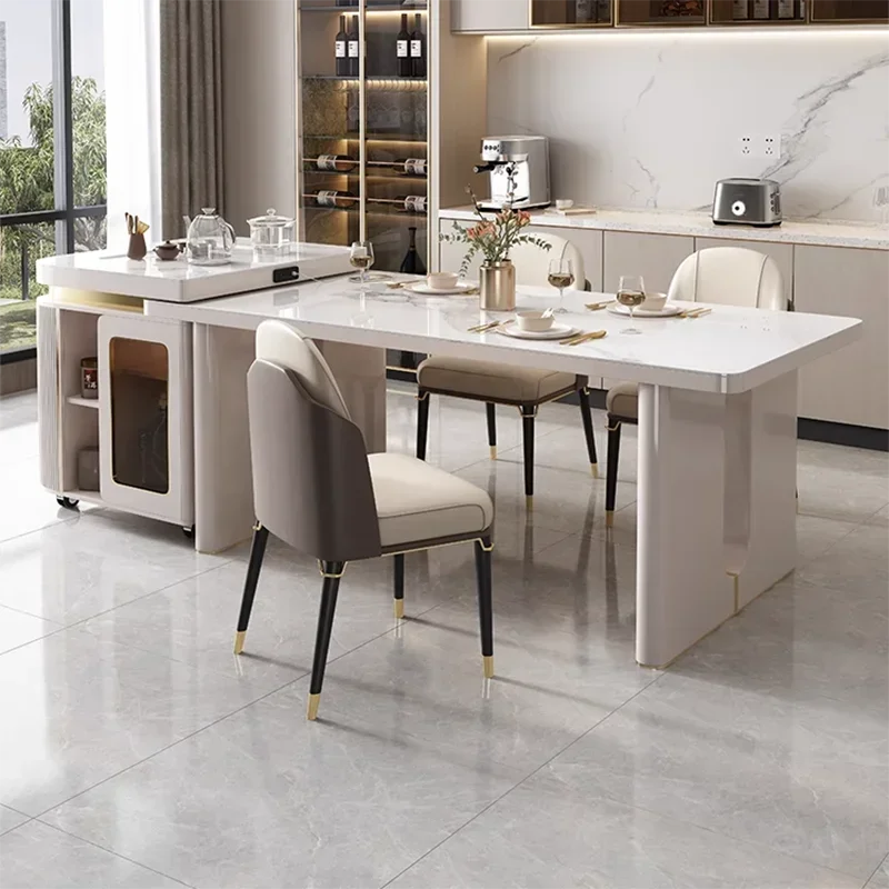 

Ornaments Waterproof Small Luxury Dining Table Onement Paper Mat Dinning Table Sticker Decoration Mesas De Comedor Furniture