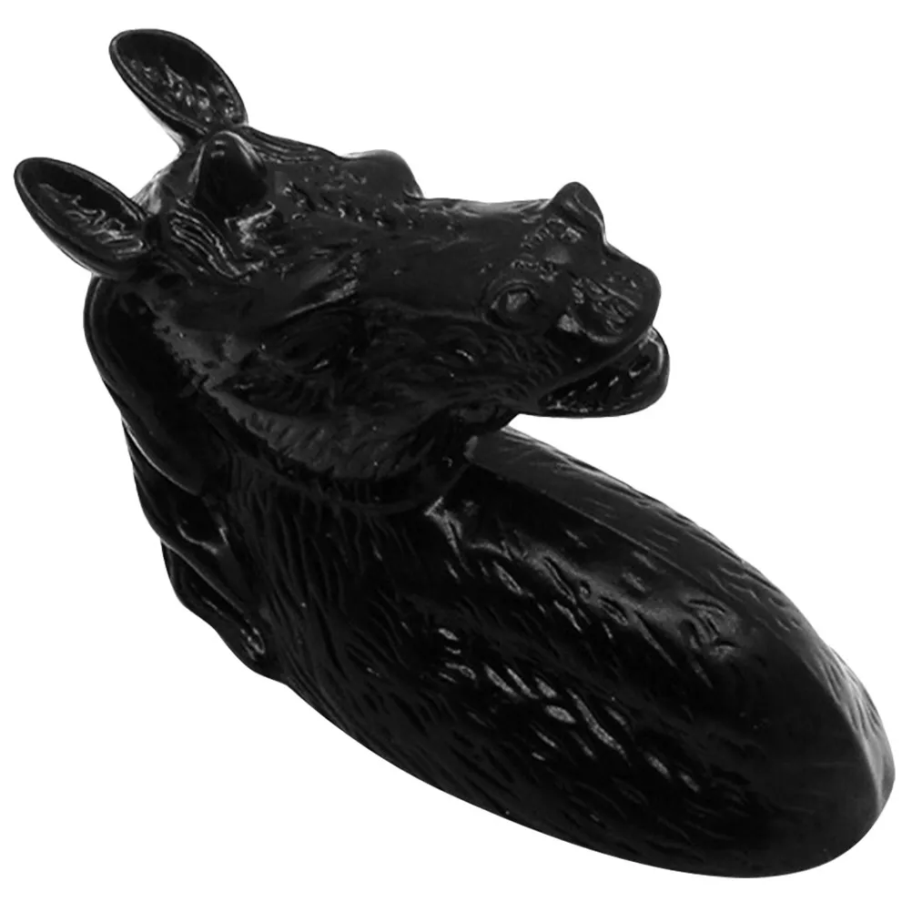 Zinc Alloy Cabinet Pull Horse Design Retro Style Durable Drawer Handle for Kitchen Cabinets Wardrobes Dresser Knobs