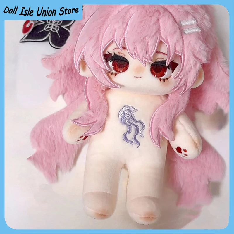 

Плюшевая кукла Evernight Lovely Loli Girl из хлопка, 20 см, в стиле Kawaii, по игре Honkai: Star Rail, персонаж March 7th, для переодевания, коллекционная фигурка-игрушка