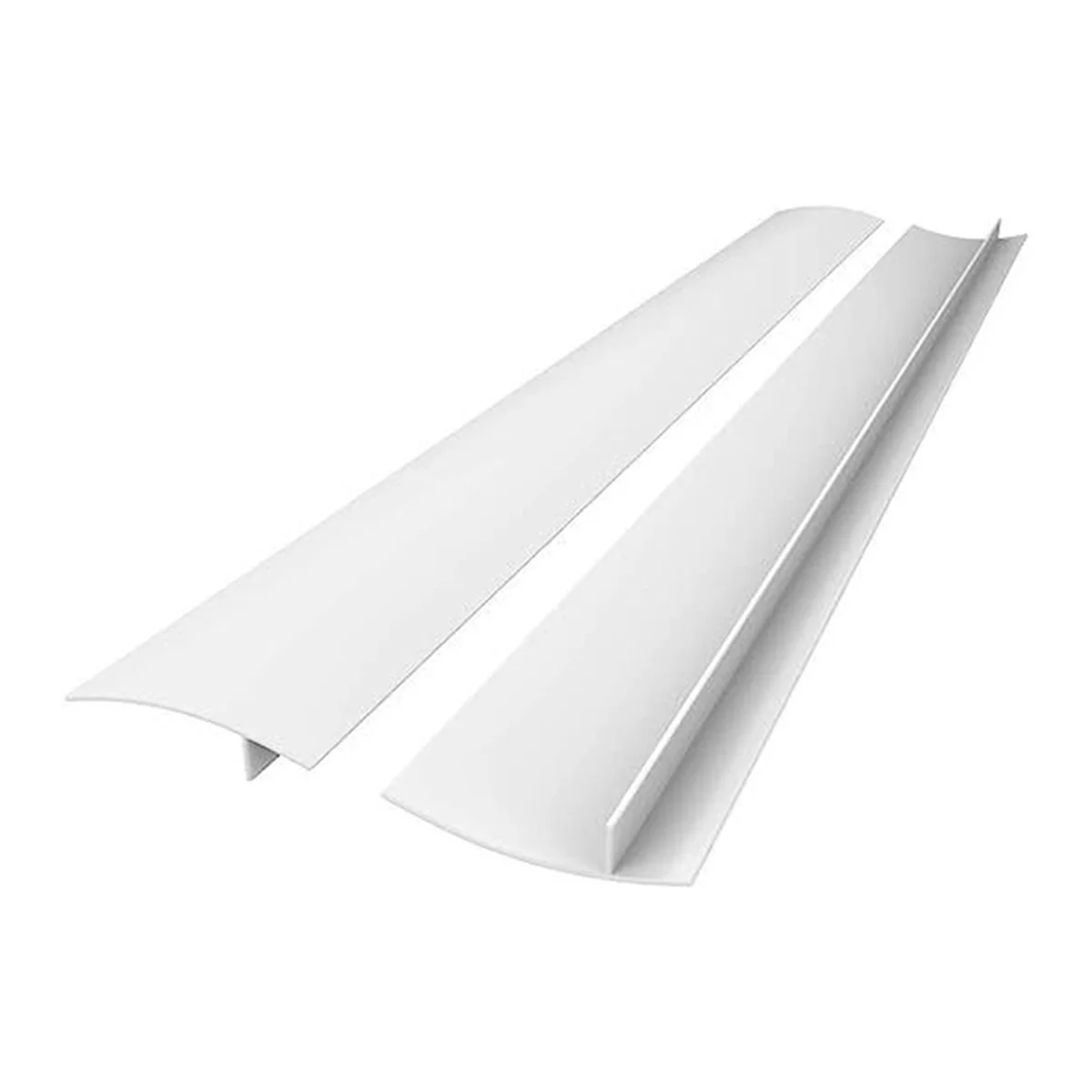 A86I-Silicone Stove Space Covers, Heat Resistant Oven Space Filler Seals Space Between Stovetop and Counter Black