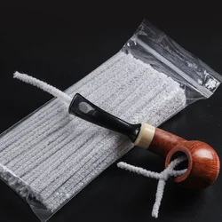 100pcs Pipe Cleaners Smoking Tobacco Smoking Pipe Cleaning Wood Pipe Smoking Pipe Clean Accessory Cleaner Tool