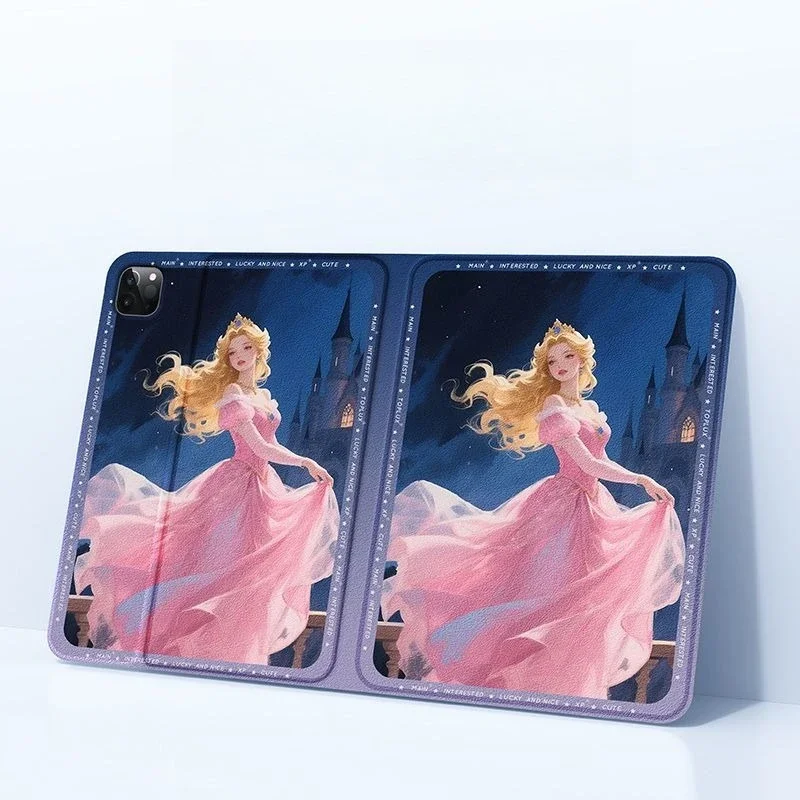 

Elsa Ipad Case for Ipad 2025 A16 11th Gen Air7 Mini7 Mini6 8.3in Tablet Case 9th 10th Air4 10.9inch Cover Princess Theme Case