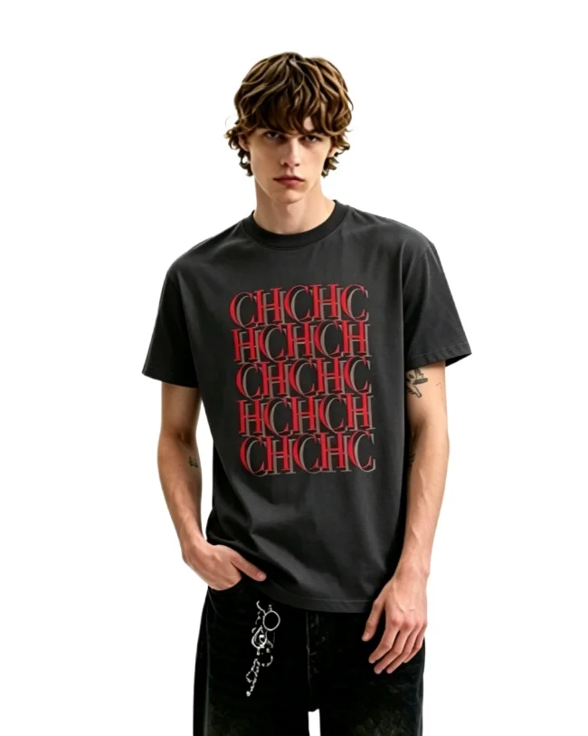 2026 Neues bedrucktes Streetwear-Sommer-Baumwoll-T-Shirt mit kurzen Ärmeln für Herren, hochwertige Streetwear-Herrenbekleidung, Damen-T-Shirt – Detail 7
