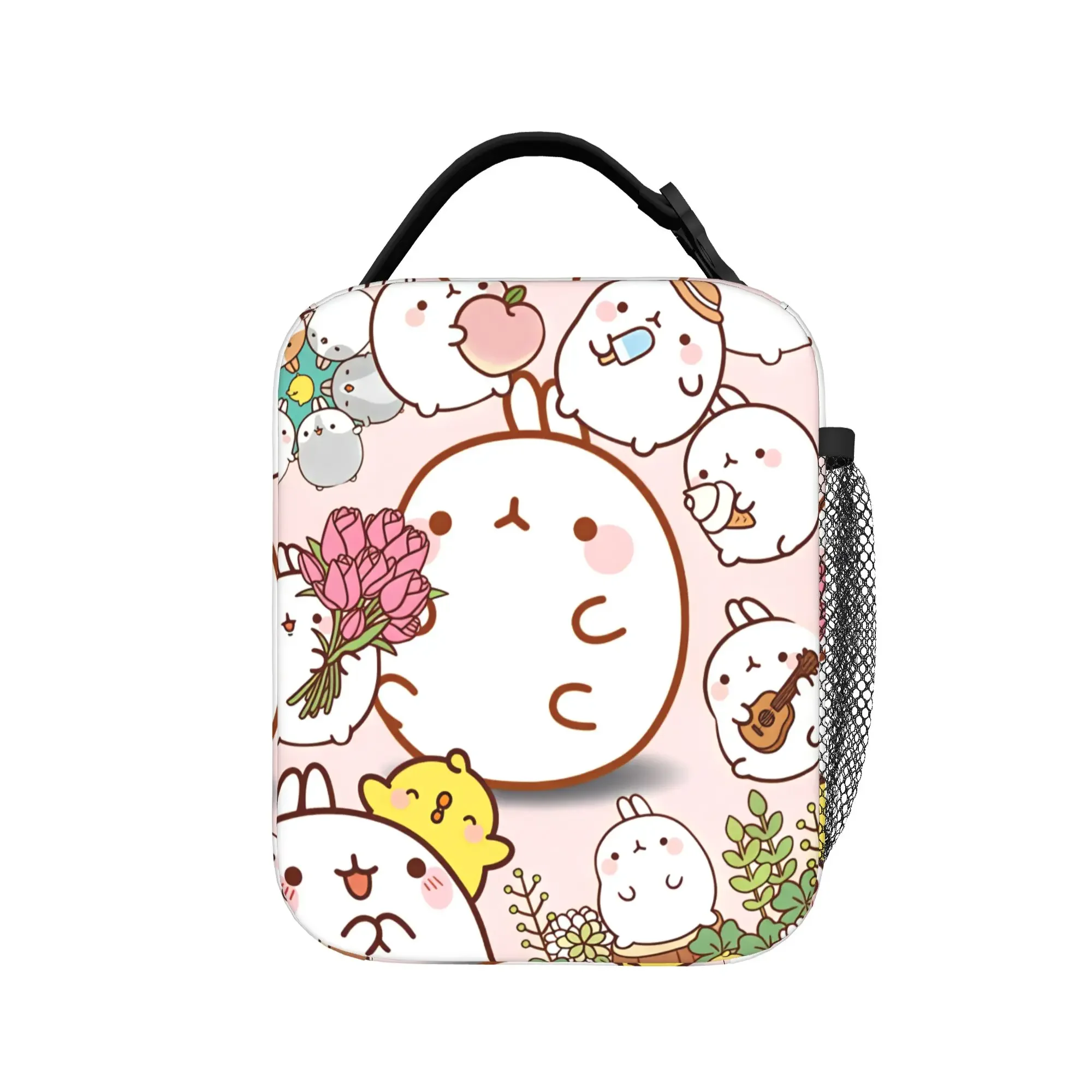 Molong  Lunch Bag  Picnic Lunch Box For Women Vintage Custom Thermal Lunch Bags Oxford Portable Cooler Bag