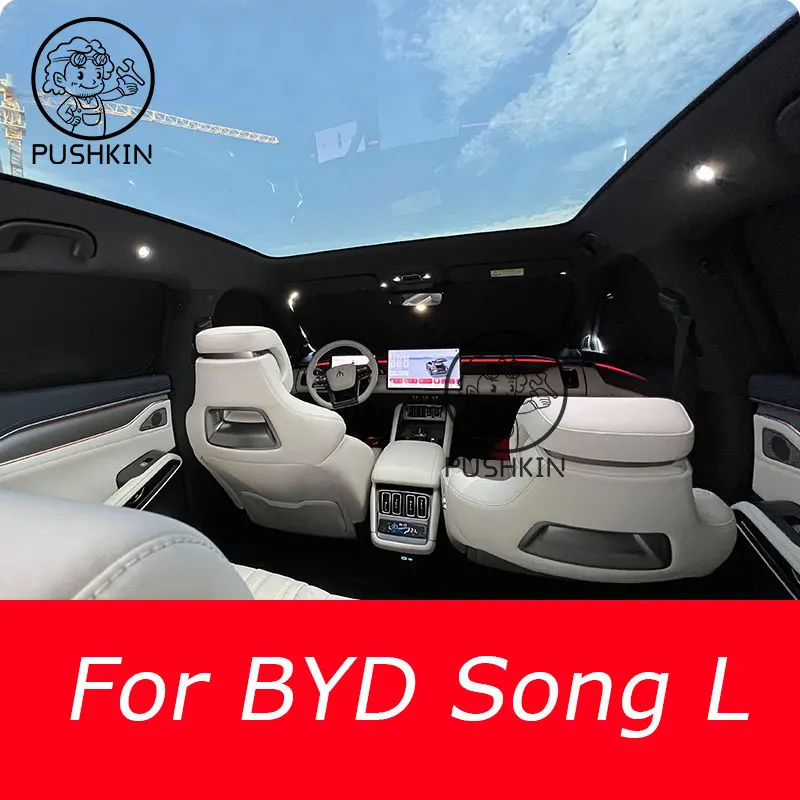 

For BYD Song L EV 2024 2025 Full Black Car Sunshade Side Window Privacy Curtains Front Rear Sunscreen Heat Insulation Sunshield