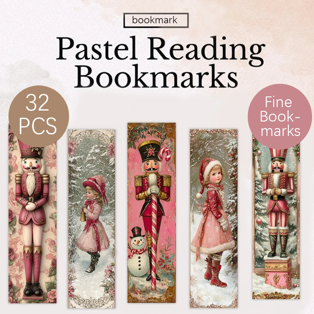 32 قطعة، إشارات مرجعية من خشب الجوز، موسم العودة إلى المدرسة، عيد الميلاد، الهالوين، عيد المعلم، مناسبة للقراء وهدايا عيد الميلاد. #3