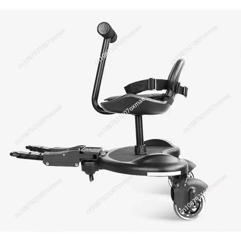 Stroller Rear Buggy Board Trailer, Auxiliary Scooter Board for Second Kid, Twin Travel Accessory