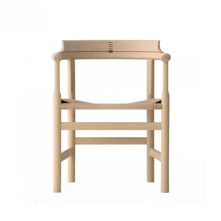 #Designer Ash Wood Nordic Dining Chair Classic Master Works Home Book Chair