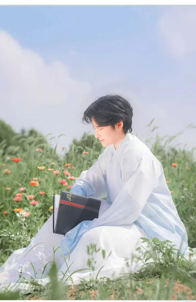 Traditional Chiense Hanfu Dress Men Women Ancient Song Dynasty Long Robe Couples Halloween Event Fairy Martial Cosplay Clothing