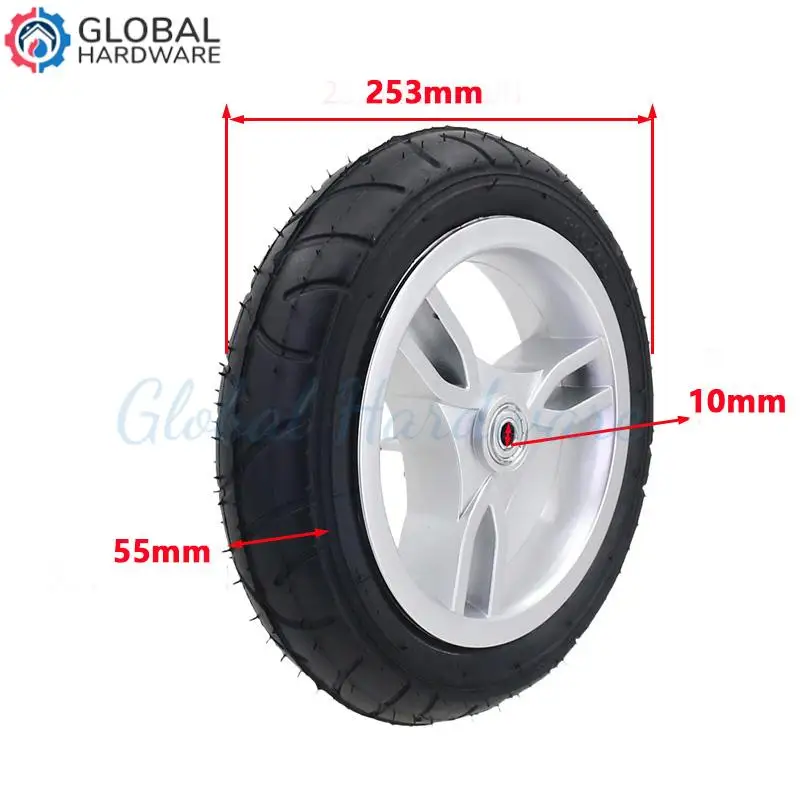 عربة يد/نقلة يدوية جديدة للأطفال 260x55 عجلة صلبة بلاستيكية بيضاء 260x55 عجلة صلبة بلاستيكية بيضاء #3
