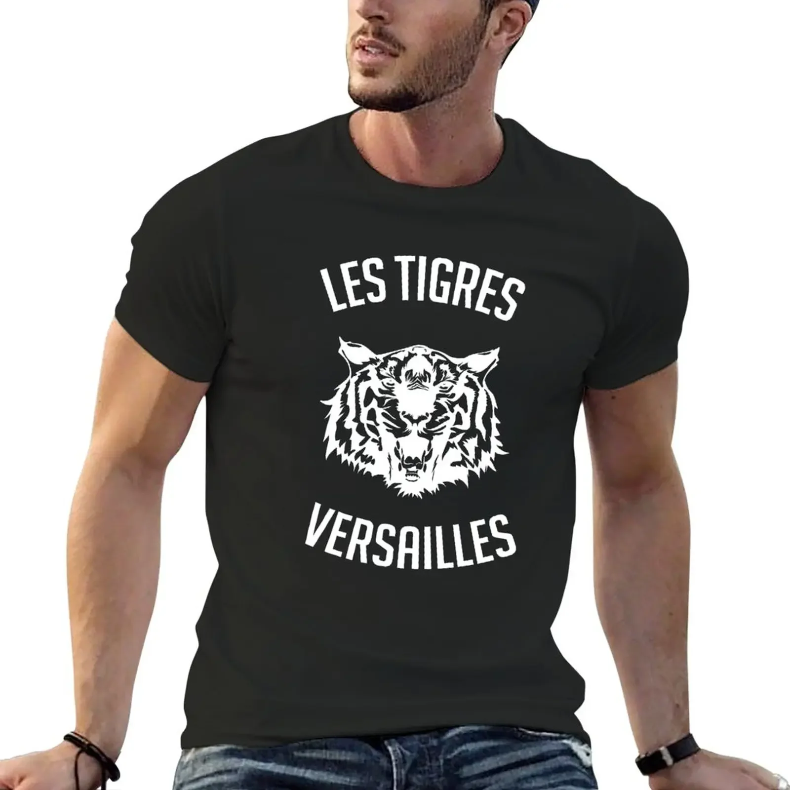 Les Tigres Versailles T-Shirt vintage t shirt cute clothes Anime t-shirt mens clothing