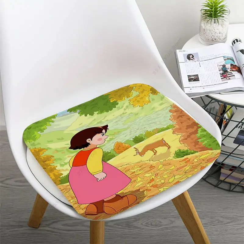 Cute Heidi Four Seasons Seat Cushion Office Dining Stool Pad Sponge Sofa Mat Non-Slip Chair Cushions