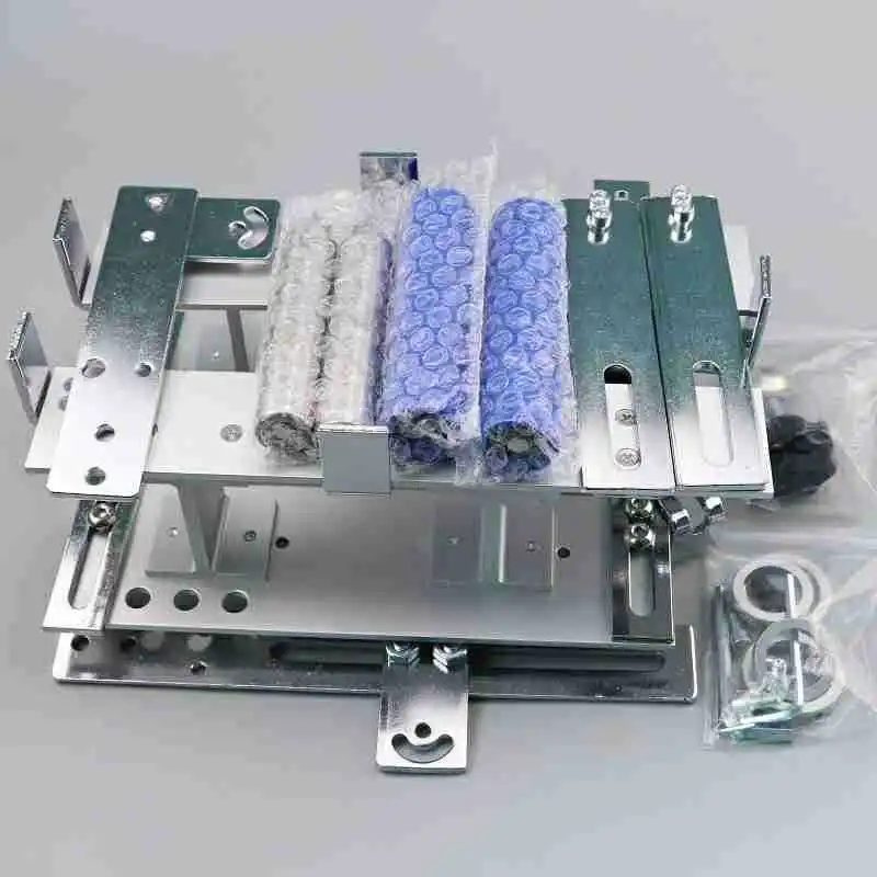 Stainless Steel Overlock Sewing Machine Elastic Frame with Nylon Roller Flanging Machine Lift Frame