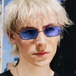 Vintage Style Women Sun Glasses Polygon Shape Fashion Trendy Female Sunglasses European American Stylish Men Glass