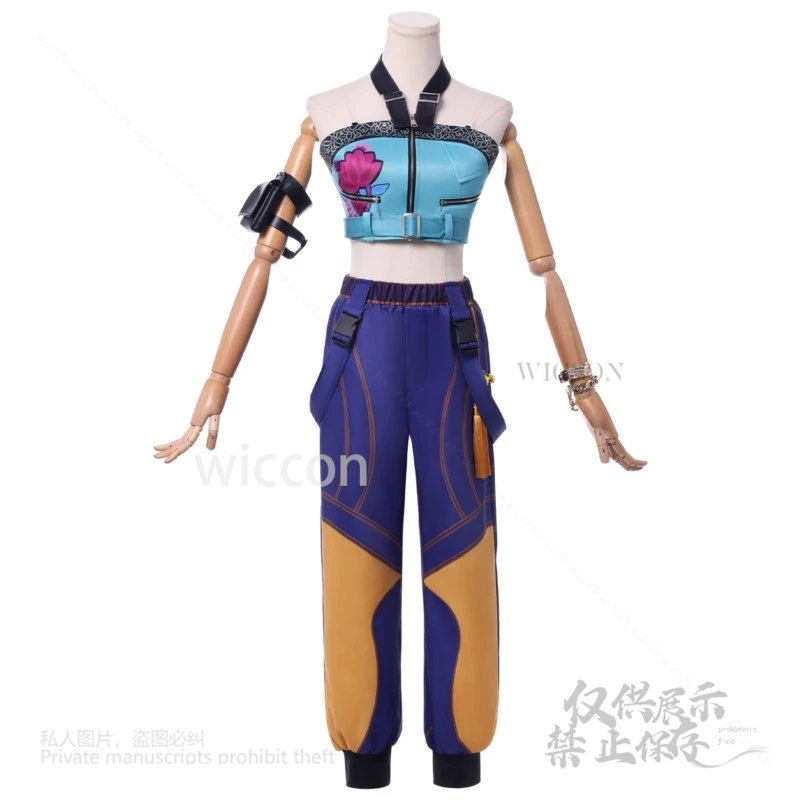 Disfraz de Anime KPop Demon Hunters Superstar Zoey, conjunto completo de trajes para niña, traje de grupo, traje de fiesta de Halloween para mujer, XS-3XL