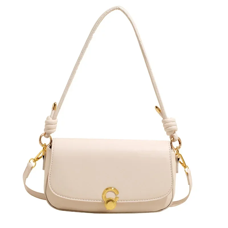 

2025 Spring - Summer New! Women's Chic Minimalist Small Square Bag - Retro Armpit/Shoulder Carry, Vegan Leather, Office - Ideal