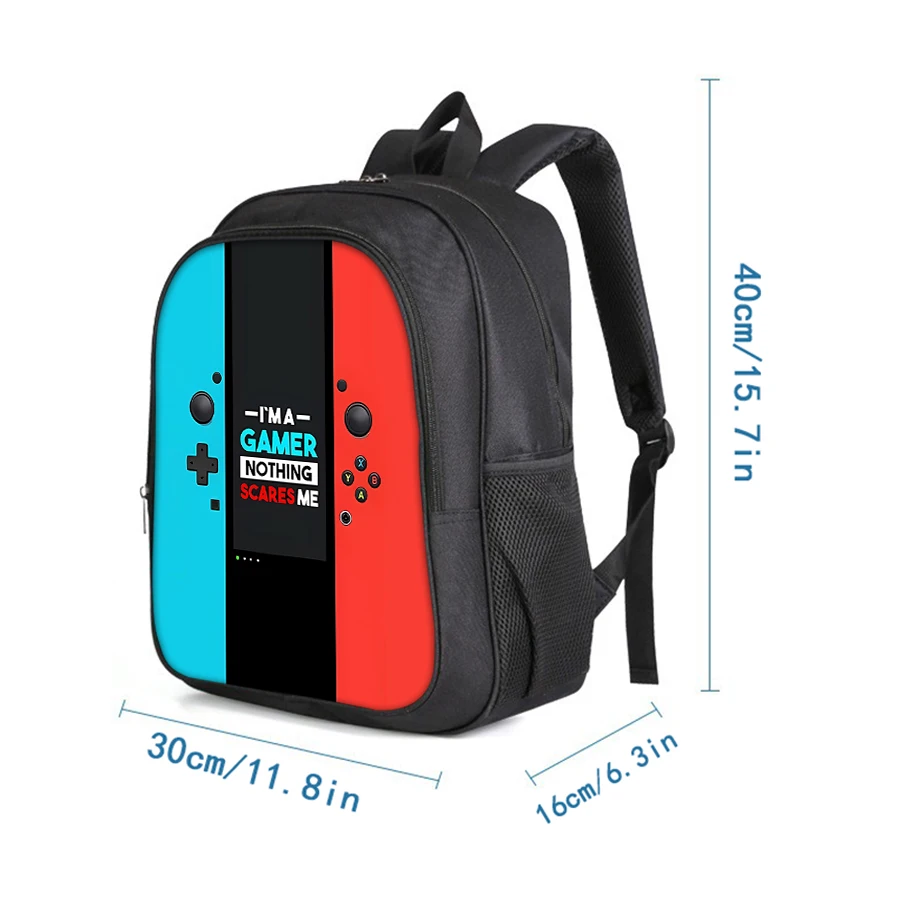 Gran oferta, mochila informal con diseño de consola de juegos, mochila de doble capa para niños/niñas, los mejores regalos, mochila escolar de dibujos animados en 3D